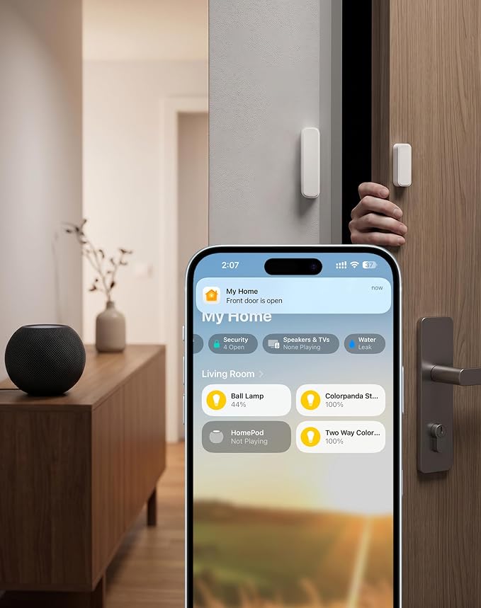 Zigbee Door and Window Sensor, Wireless Mini Contact Sensor, Home Automation - Image 3