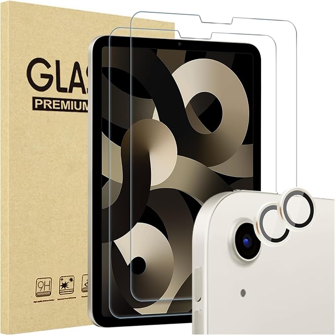 ProCase Screen Protector for iPad Air 5th /4th Generation 10.9" + Camera Lens by ProCase