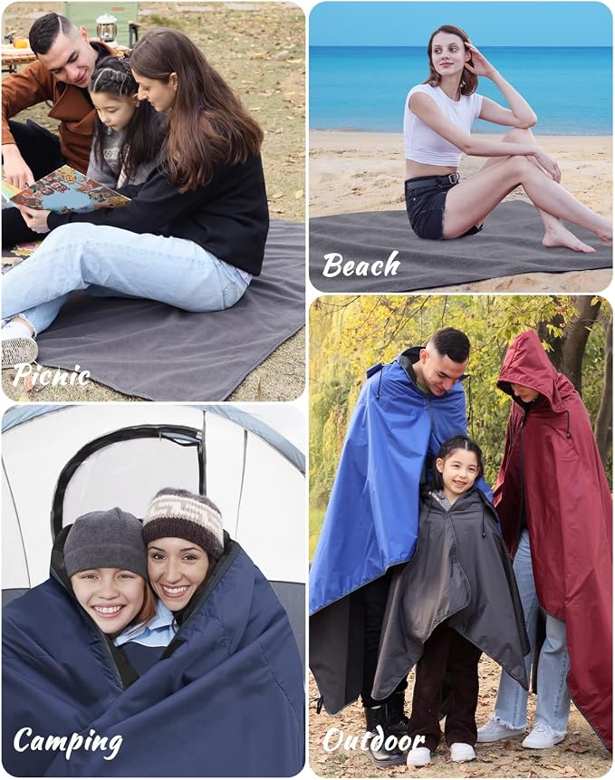 DUKUSEEK Large Waterproof Stadium Blanket - Image 6