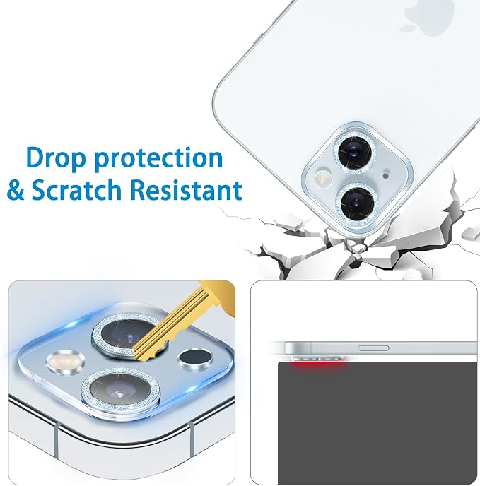 Dengduoduo 3 Pack Tempered Glass Camera Lens Protector - Image 5