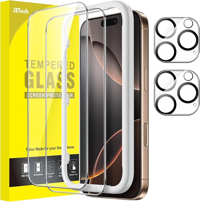JETech Screen Protector for iPhone 16 Pro Max 6.9-Inch by JETech