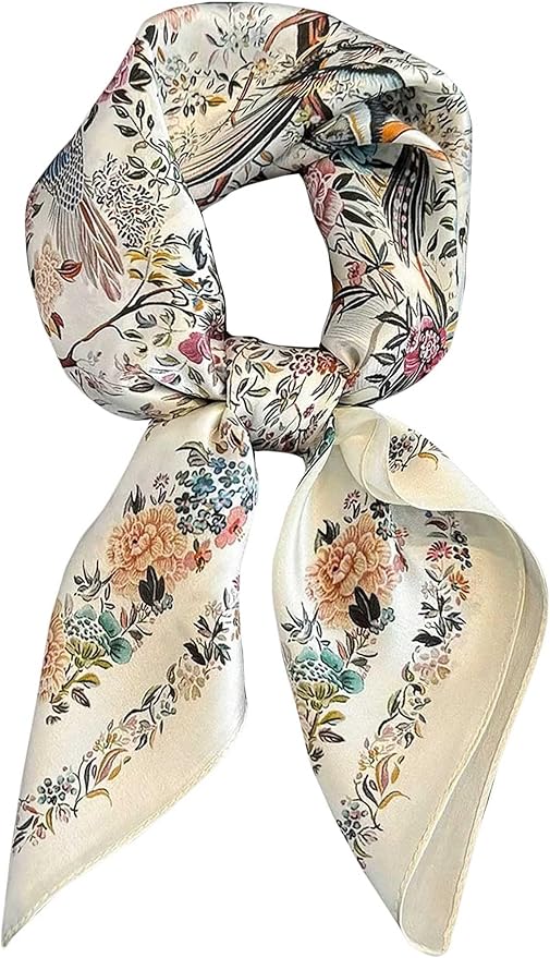 Silky Scarf for Women Lightweight Satin Bandanas Neck Hair Wrap For Sleeping by OnllhNiceScarfForWomen