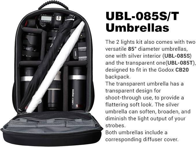 Godox AD300 Pro Strobe Light Photography Lighting Kit, 2.4G TTL 1/8000s HSS - Image 6