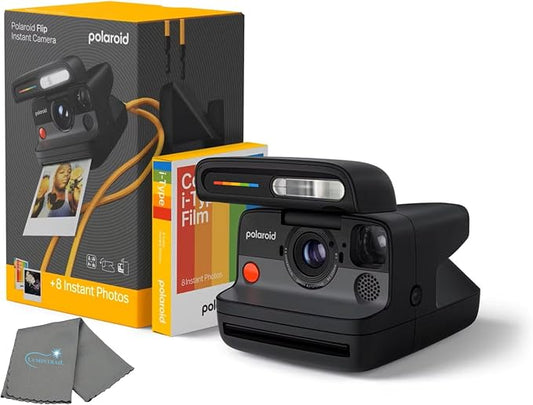 Polaroid Flip Instant Camera + Color Film Bundle by Polaroid