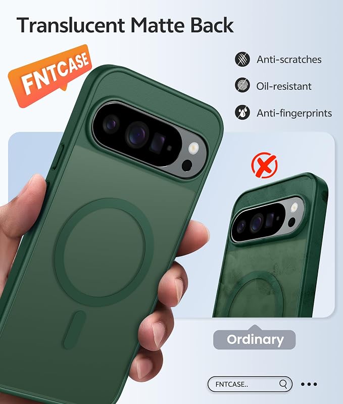 FNTCASE for Google Pixel 10 Pro Case: for Pixel 10 Case Translucent Matte Cases - Image 6