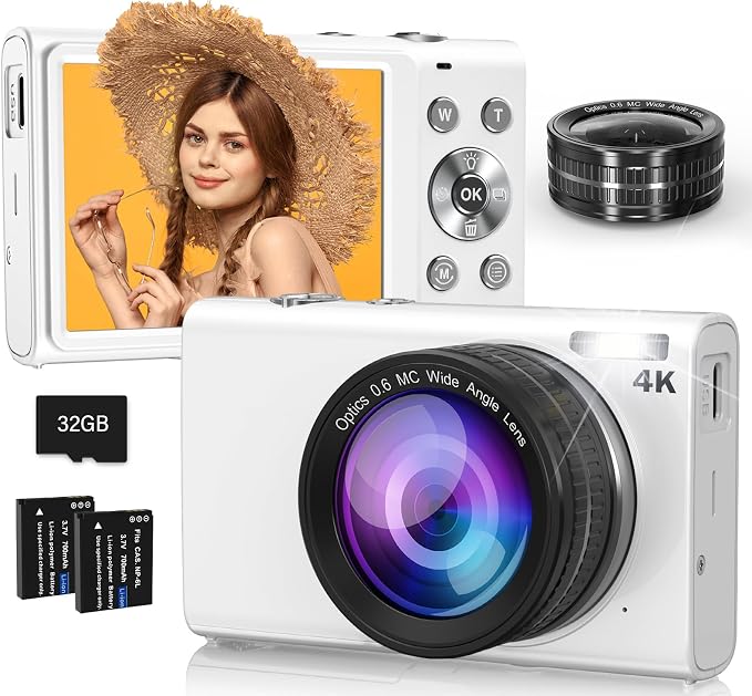 Digital Camera, 4K Digital Camera by STUOGYUM