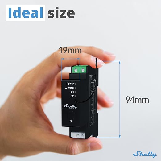 Shelly Wave Pro Shutter US | Z-Wave Shutter Controller - Image 2