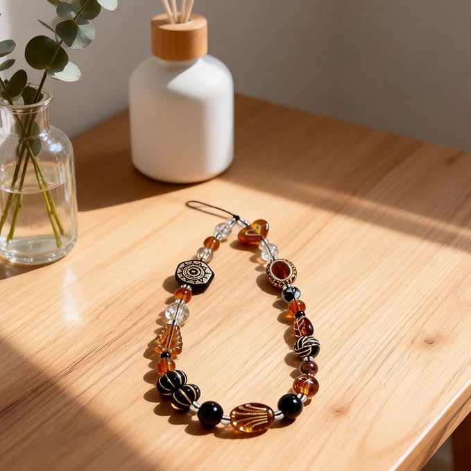 Cute Beaded Camera Wrist Strap for Phone, Digital Camera Charm Lanyard - Image 7