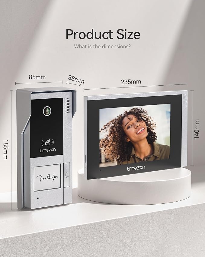 TMEZON WiFi Video Intercom System Doorbell - Image 9