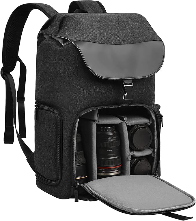 CADeN Camera Backpack Canvas Camera Bag by CADeN