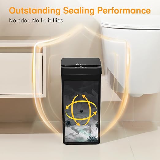 4 Gallon Bathroom Smart Touchless Trash Can - Image 3