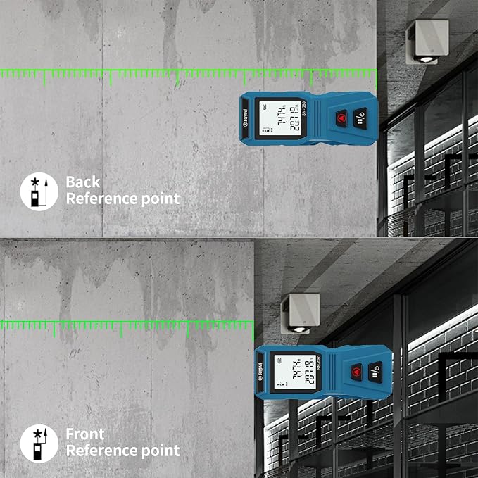 Mini Green Laser Distance Meter 262Ft – Rechargeable Digital Measuring Tool - Image 6