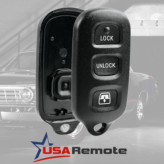 3X for Toyota 4Runner Key Fob Cover Shell Case & Button Pad Replacement - Image 5