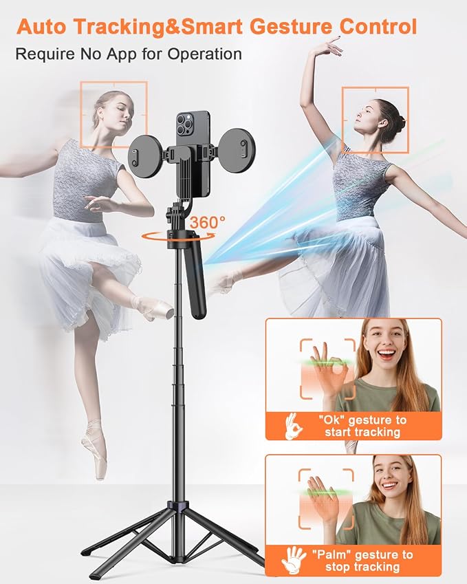 Yeaki 71” Auto Face Tracking Tripod - Image 2