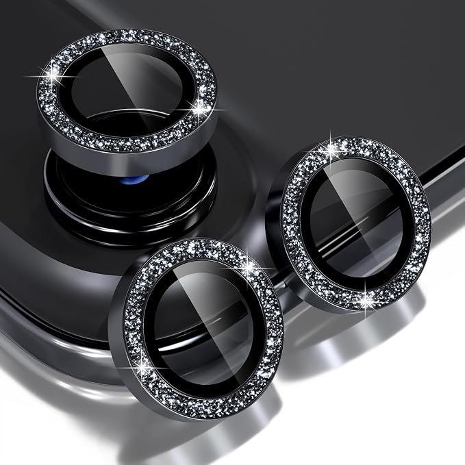 Choiche Compatible for iPhone 17 Air Camera Lens Protector Bling, 9H Tempered by Choiche