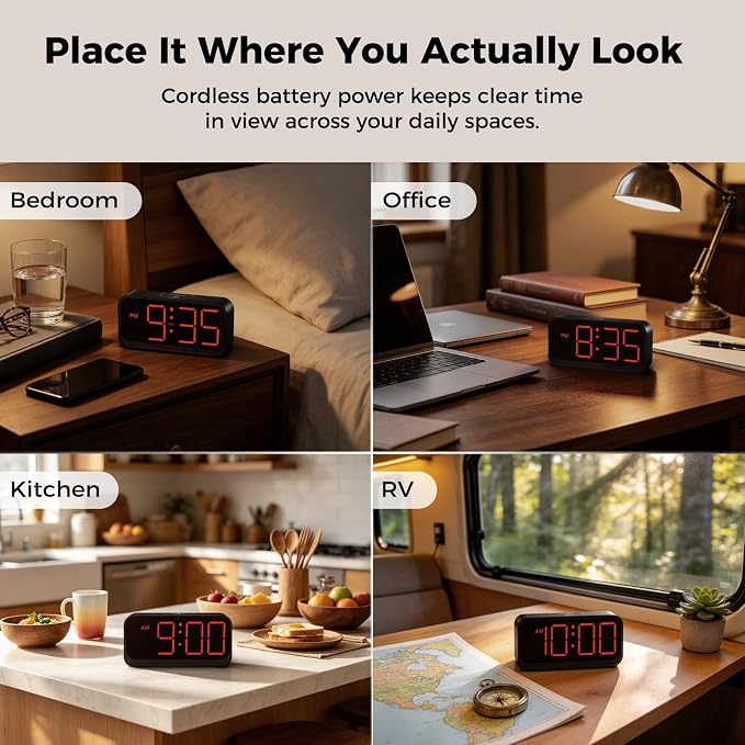 Acedeck Battery Operated Alarm Clock - Image 8
