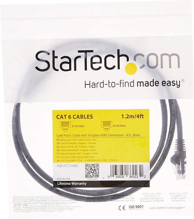 StarTech.com 4ft CAT6 Ethernet Cable - Image 4