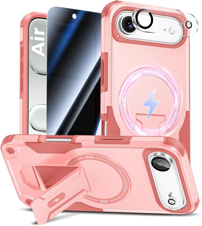 Goton for iPhone Air Case with Privacy Tempered Glass Screen Protector & Camera by Goton