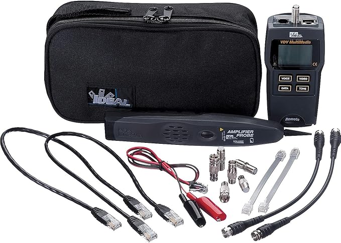 Ideal Electrical 33-866 Test-Tone-Trace VDV Test Kit, Voice-Data-Video Testers - Image 2