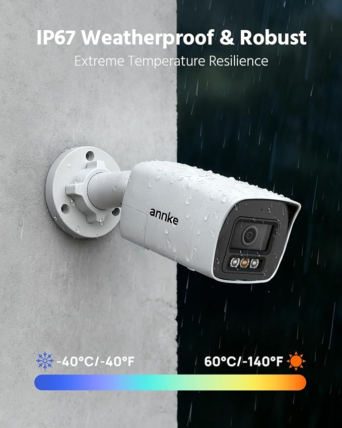 ANNKE 3K Two-Way Audio Security Camera System, 8CH H.265+ DVR - Image 6
