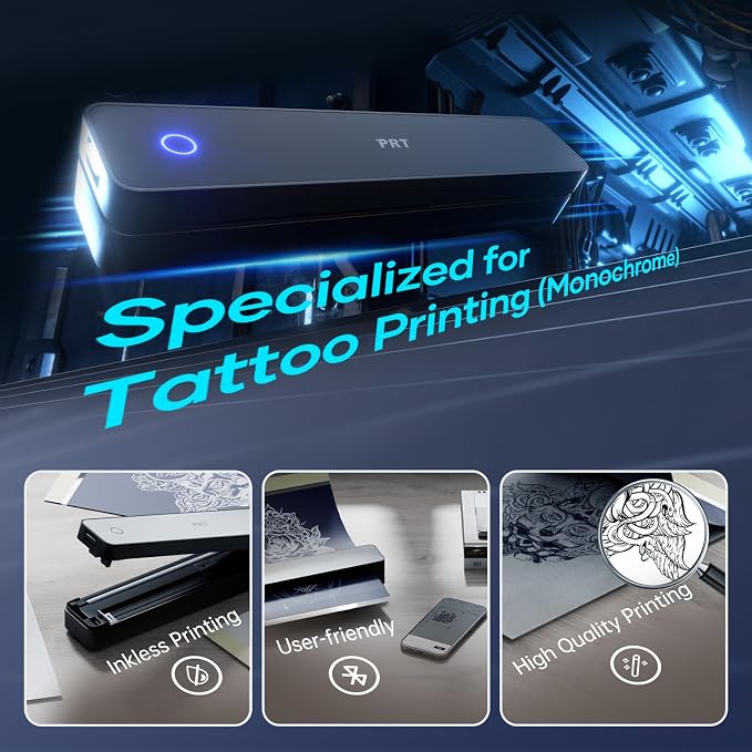 PRT Tattoo Stencil Printer Wireless - Image 3