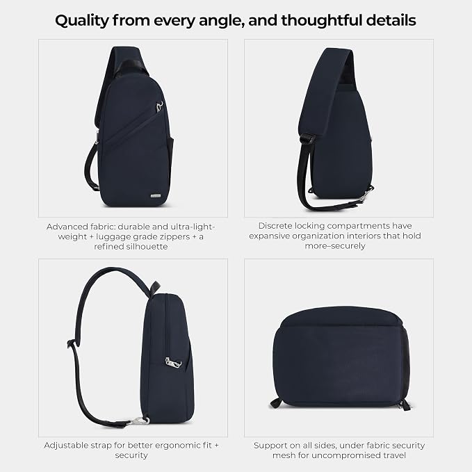 Travelon Anti-Theft Classic Sling Bag - Image 6