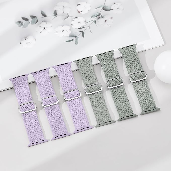 6 Pack Braided Stretchy Bands Compatible - Image 6
