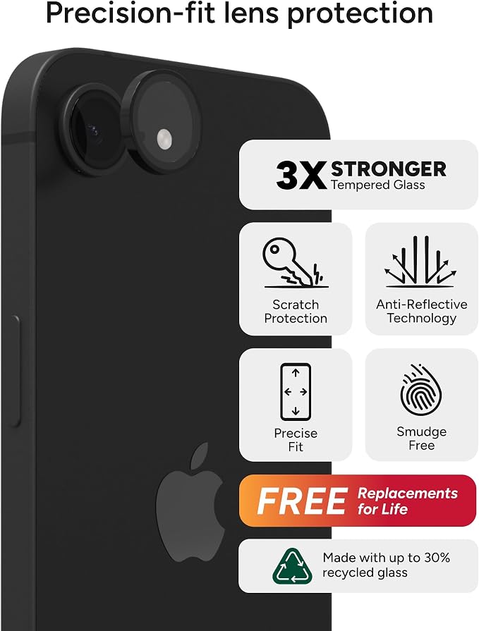 ZAGG Glass Elite Anti-Reflective Camera Lens Protector - Image 2