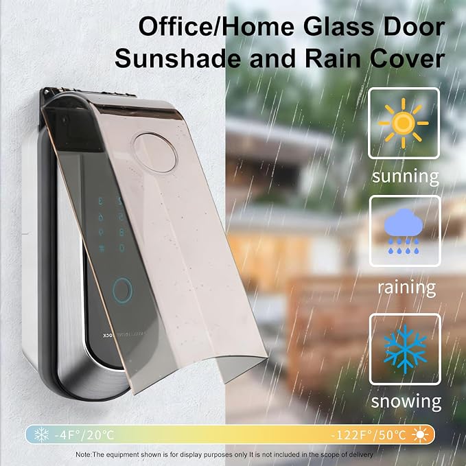 Outdoor Weatherproof Flip-top Cover, Plastic Sunshade and Rain Protection - Image 6