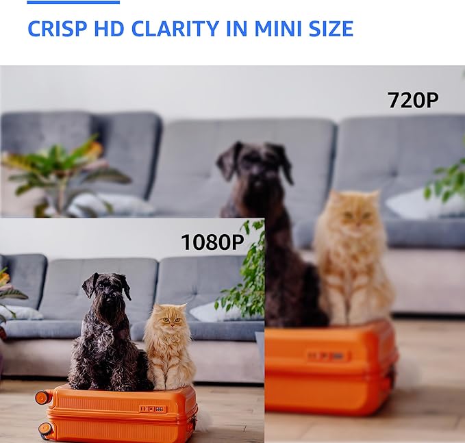 ALPHA TECH Indoor Camera with 160° Wide Angle, Plug in Offline Camera, No WiFi - Image 5