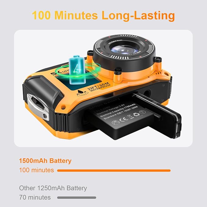 5K Underwater Camera 33FT Waterproof Camera - Image 7