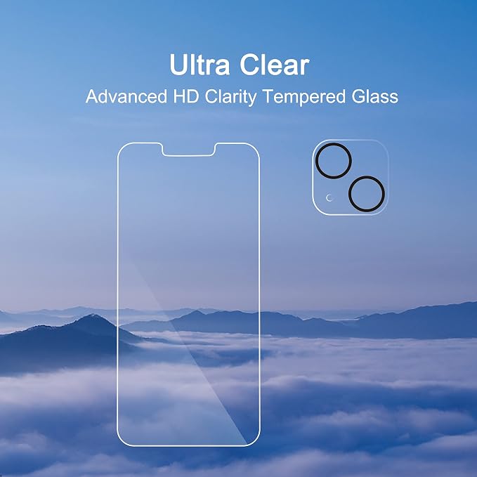 Ailun 2 Pack Screen Protector for iPhone 13 mini Display 2021 - Image 4