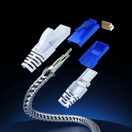 Maximm Cat 6 Ethernet Cable 10 ft, Braided Network Cable Cat6 - Image 7