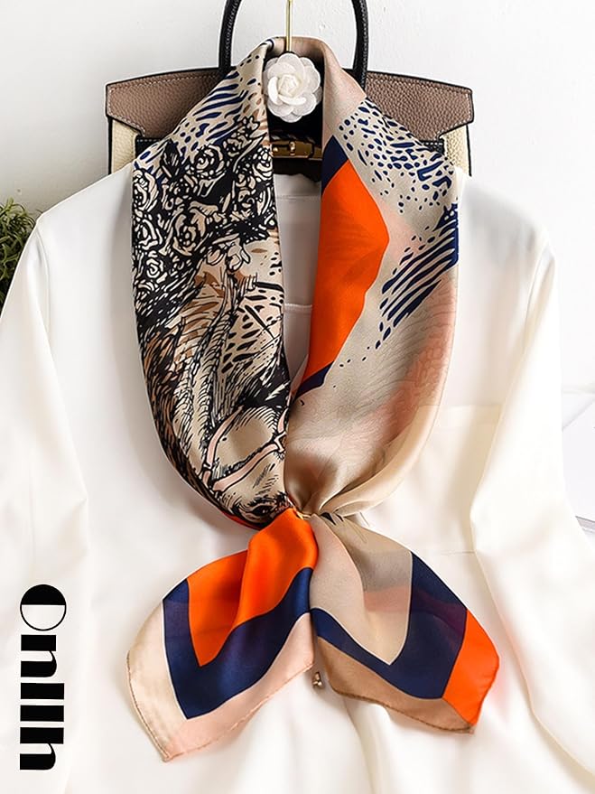 Silky Scarf for Women Lightweight Satin Bandanas Neck Hair Wrap For Sleeping - Image 6