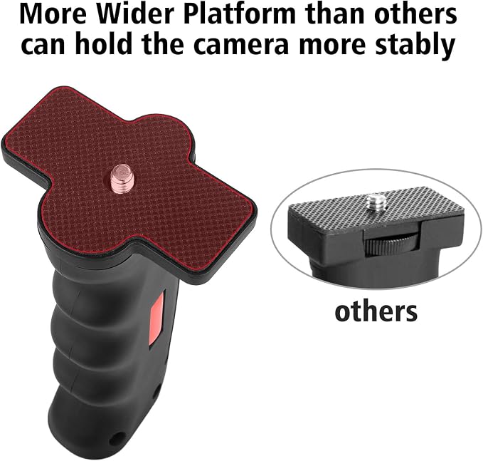 Camera Handle Grip, 1/4" Camera Handheld Stabilizer - Image 4