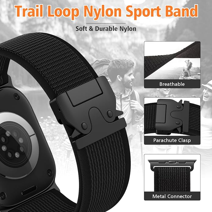 Elastic Sport Band for Apple Watch Ultra 3/2/1 Bands 49mm 46mm 45mm 44mm 42mm - Image 2
