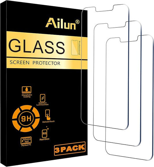 Ailun Screen Protector for iPhone 14 Plus/iPhone 13 Pro Max, 3 Pack Case by Ailun