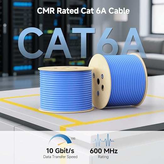 Cable Matters 10Gbps in-Wall Riser Cat 6A Bulk Ethernet Cable - 1000ft - Image 3