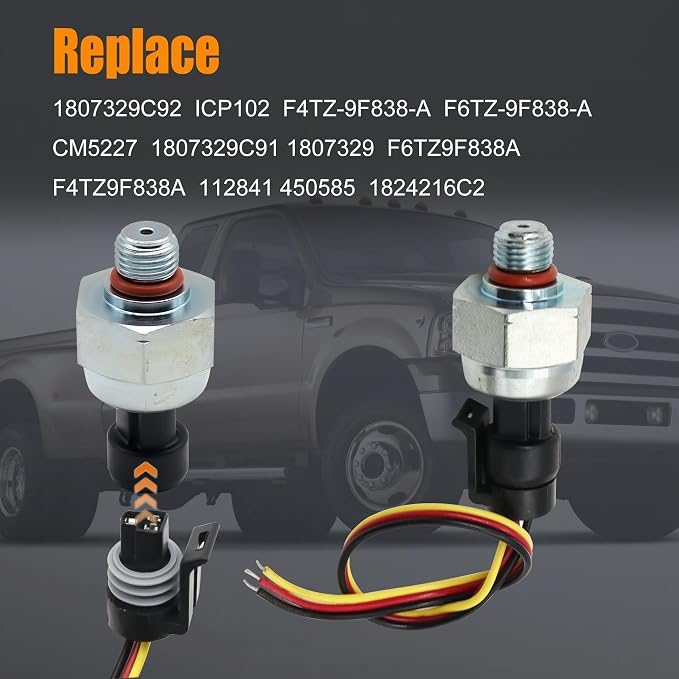 F6TZ-9F838-A ICP Sensor with Harness Kit Injection Control Pressure Compatible - Image 2
