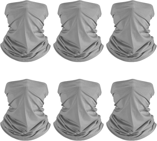 Geyoga 6 Pieces Summer UV Protection Cooling Neck Gaiter Face Clothing Neck by Geyoga