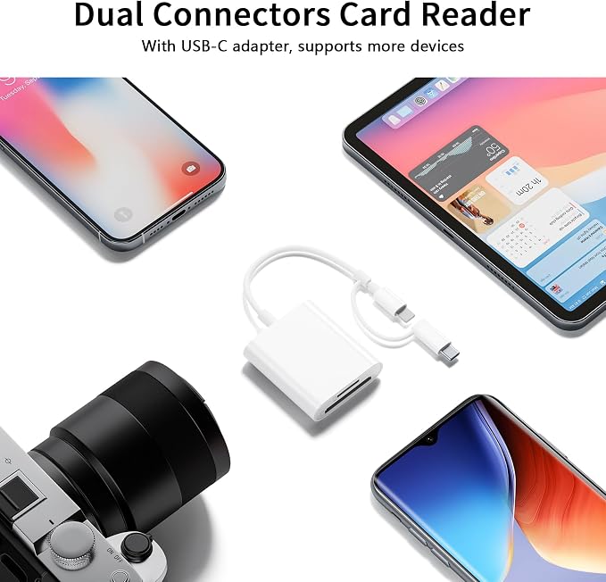 SD Card Reader for iPhone iPad Camera - Image 6
