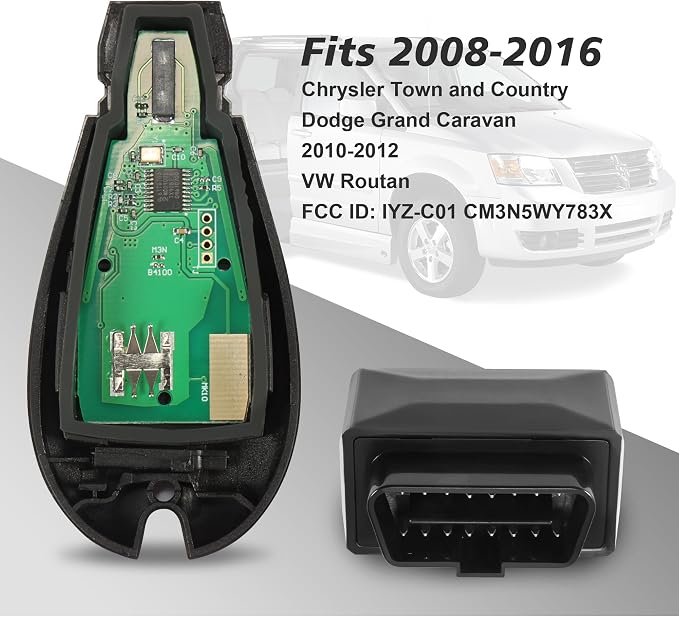 Keyless Entry Remote, Key Fob Kit - Image 3