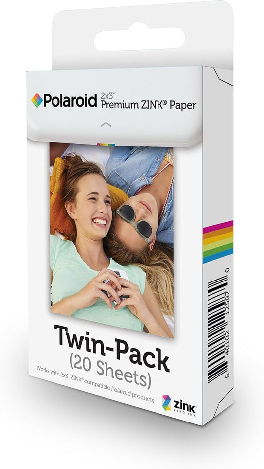 Polaroid POLZ2X320 2 x 3 inch Premium Zink Photo Paper Twin Pack Film by Zink