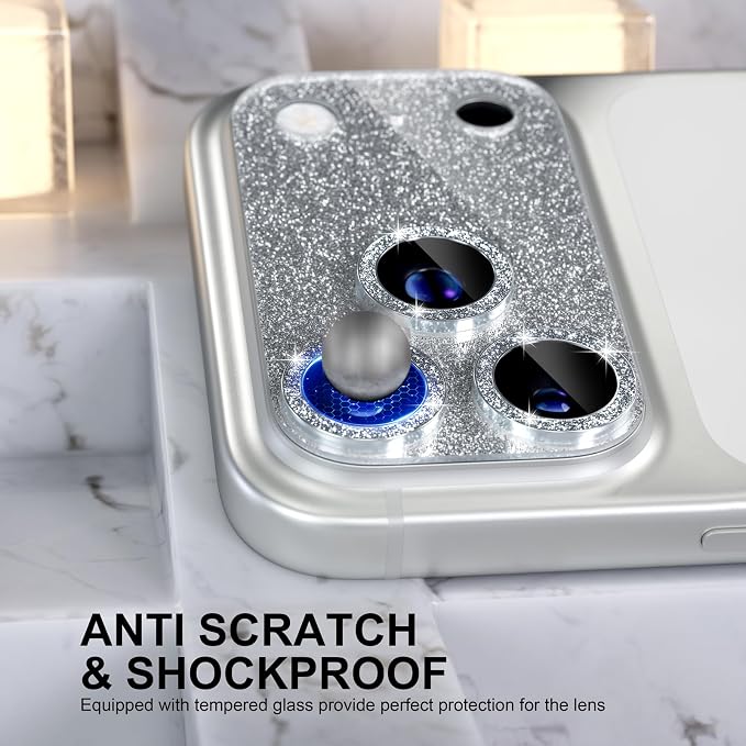 Choiche Compatible for iPhone 17 Pro Max Camera Lens Protector, Bling Camera - Image 3