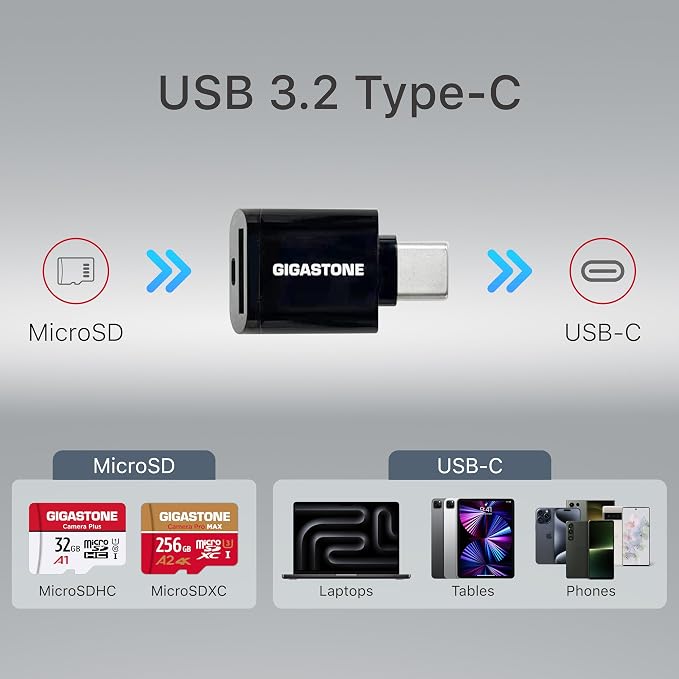 【5-Years Data Recovery】 GIGASTONE 64GB Micro SD Card - Image 2