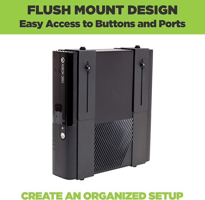 HIDEit Uni-MW Xbox 360 Wall Mount & Xbox One Wall Mount – Black Heavy Duty - Image 5