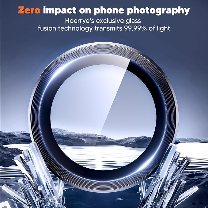 Hoerrye for Samsung Galaxy S24 Ultra Camera Lens Protector, Case-Friendly - Image 3