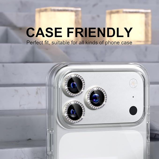 Choiche Compatible for iPhone 17 Pro/iPhone 17 Pro Max Camera Lens Protector - Image 4