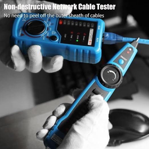 Network Cable Tester, Cat5 Cat6 Ethernet LAN Network Wire Tracer - Image 7