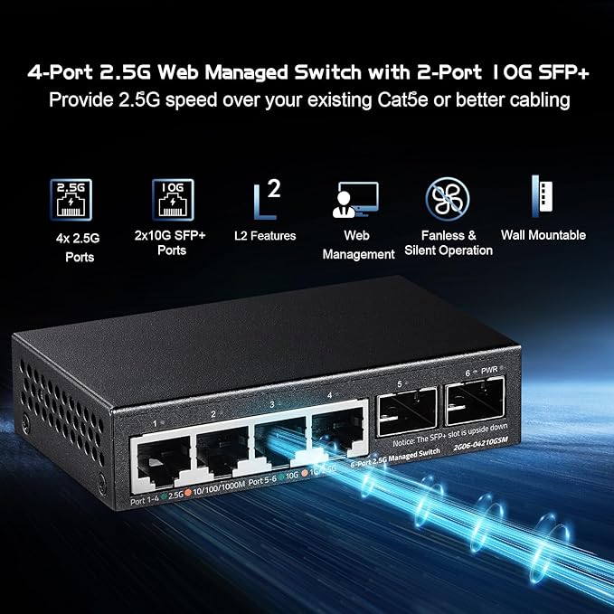 Binardat 4 Port 2.5G Web Managed Switch - Image 2